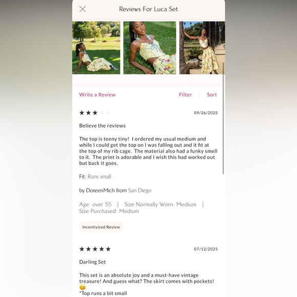 Free People The Luca Set in Early Bloomer - Picture 12 of 13